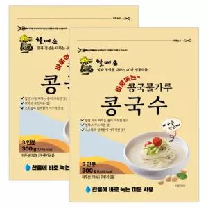 꾹4  할매손 콩국수 x 콩국물가루 300g 2개