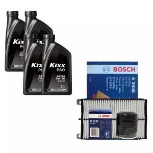 LF소나타 2.0 가솔린 킥스 PAO A3 B4 5W30 4L 엔진오일+필터 세트 1182-2658