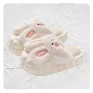 [라일리] Rly 탈착가능 겨울 털탈부착 토끼실내화 슬리퍼 토끼