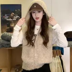 [라일리여성의류] Rly 여자조끼 조끼 패딩 박시핏 오버핏 겨울 코디