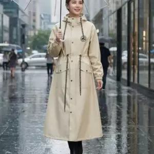 [라일리여성의류] Rly 여성 정장 트렌치 레인코트 골프 비옷 방풍 자켓