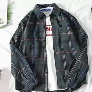 [라일리여성의류] Rly 박스핏 오버핏 체크 베이직 셔츠 남방