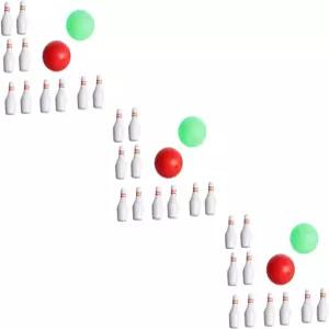 밀리스텐 상상력 넘치는 놀이와 손 기술 개발에 안전한 실내 장식 경량화를 위한 미니 볼링 세트 인형의 집