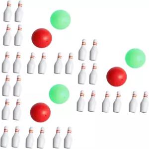 실내 재미와 미니어처 공예를 위한 창의적인 놀이와 장식용 미니 볼링 세트와 인형의 집 장난감