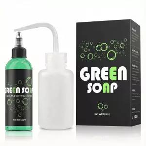문신용 그린 비누 - 거품병 120ml가 포함된 타투 4OZ 문신 피어싱용 용품 깨끗한 피부 장비