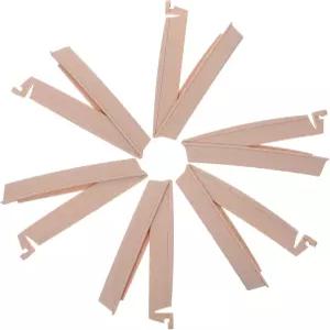 Healifty 6pcs 배수 가능 파우치 클램프 세트 대장내시경 가방 용품 클립 장내시경 백 테일 클로저 밀봉