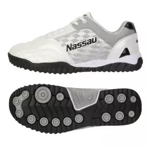 낫소 고속스핀 공격 가능한 족구화 화이트 족구소품 심플한 다용도족구화 선수용 남성족구화 고급스러운