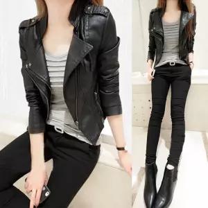 가죽 가죽자켓여성봄재킷 자켓 여자라이더자켓