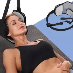 돈스텔 넥 견인밴드 넥인견해먹 스트레칭기 목받침대