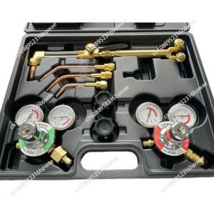균등압 절단 건 공구 세트 토치 아세틸렌 미터 산소 용접 및