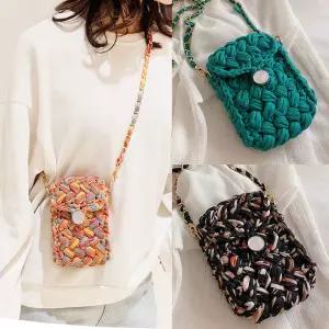 코바늘 핸드폰 가방 뜨기 diy 만들기 손뜨개 키트