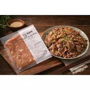 [무항생제] 우돈타 1등급 한돈 불백 국내산 돼지고기 불맛 간장 양념 불고기