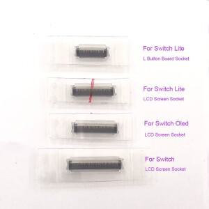 FPC 암 소켓 마더보드 LCD 디스플레이 스크린 플렉스 케이블 클립 리본 커넥터  닌텐도호환스위치호환 NS