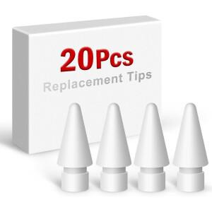 apple 호환 Pencil 1세대 2세대 교체 연필 팁 ipad 호환 Pro 1/2 러스 파인 펜촉용  예비