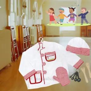 직업체험교구 요리사 역할놀이 의상n소품 세트 교육용 유치원연극 연극소품