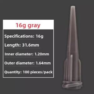 호환 도징 니들주사기 TT 플라스틱 베벨 머신 테이퍼형