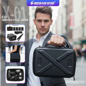 DJI호환 드론 및 SLR 카메라용 Besnfoto 하드쉘 방수  촬영 백팩  여행용 숄더 핸드백