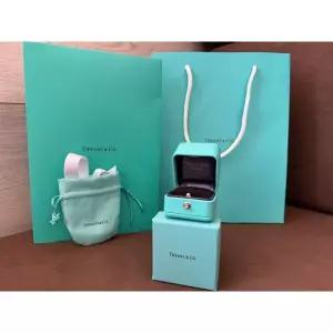 미국 티파니 앤 컴 약혼반지 상자 외부 파우치 증명서 폴더 가방 366307984906