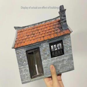 프라모델 런너 거치대미니어처 장면 건물 타일 모델 몰드 실리카 겔 DIY 테이블 크기