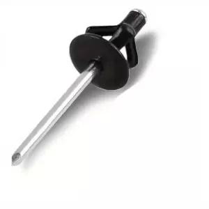 리벳못 리베트 50개 블랙 페인트 알루미늄 Trifold 블라인드 리벳 대형 전구 차량용 316