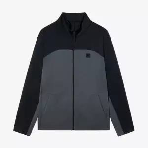 [휠라]휠라 배색형 스텐드넥 트레이닝 자켓 FS2FTH1202U BLK 아우터