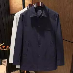 캐주얼 하프 트렌치 코트 헴라인 봄여름폴리스판 남성패션 트렌디 질감 DL2