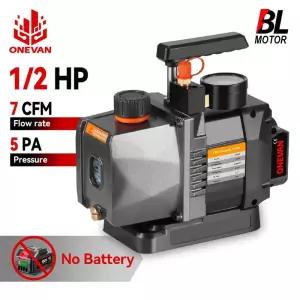 다이아프램펌프 물펌프 ONEVAN 12HP 7CFM 브러시리스 냉매 진공 펌프 14 에어컨 쿨링 자동차 가정용 마키타