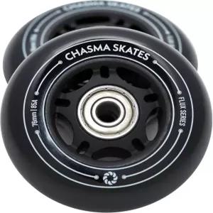 립서프 캐스터 보드 립스틱 웨이브 또는 크레이지 카트 휠 교체용 플럭스 2 76mm 85A 베어링 포함 2팩