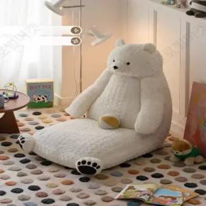 소파없는거실 일인쇼파 편한 북극곰 독서의자 다다미 1인용 저상형 소파 쿠션포함 편안한 좌식 거실용 모던 디자인 베이윈도우 북극곰 패브릭