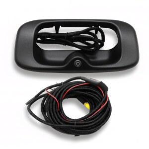 1999-2007 실버라도 /시에라 1500 2500 3500HD 픽업트럭과 호환되는 Aspaton GM1916102 테일게이트 핸들 백업 카메라 후진 후방 뷰 파크 어시스트 카메라 W / 12V 전원 케이블 15046512 15228539