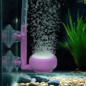 휴대용기포기 낚시 기포 발생기 원형사각형 침묵 미니 분무기 돌 휴대용 공기 버블 디스크 산소 통풍기 산