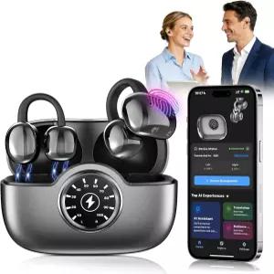 AI 번역 이어버드 실시간 - 통화 및 비디오 빌드 글로벌 비즈니스를 위한 양방향 언어 미팅 어시스턴트가