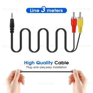 GB300/SF2000/FC 게임 콘솔용 호환 와이어 AV 케이블 9.84ft/3M 오디오 비디오 컴포지트 3 RCA 구리 호환