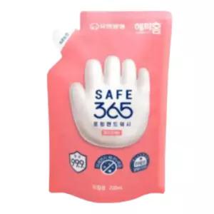 유한양행 해피홈 SAFE365 핸드워시 200ml 리필 핑크포레향