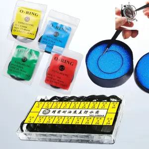 모래시계 시계 수리 1박스 케이스 고무 방수 O-링 오일 저항 밑면 커버 가스켓 0506mm 씰