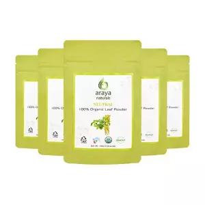 (USDA)유기농인증 아라야 내추럴(네추럴) 무색 영양제 헤나 염색가루 5개 내추럴한 염색약 무색 영양제