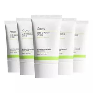 아토99 순한 비건 무기자차 선크림 50ml X 5개