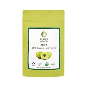 (USDA)유기농인증 아라야 내추럴(암라) 헤나 염색가루 1개 100% 성분 미국 유기농 인증 완료