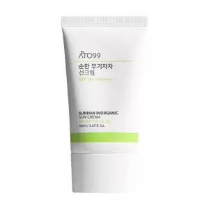 아토99 순한 비건 무기자차 선크림 50ml SPF50+ PA++++ 피부 톤업 미백 주름개선 기능성 자외선 차단제