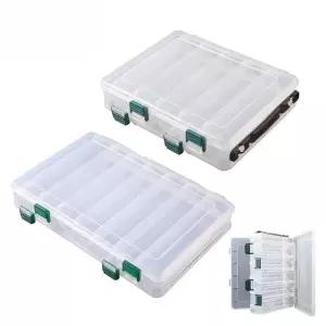 낚시소품케이스 장비 가방 양면 1410 구획 낚시 태클 상자 바다 미끼 후크 초대형 공간 보관함