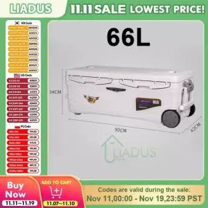 낚시소품케이스 장비 가방 초경량 대용량 바퀴 낚시 쿨러 박스 생새우 보관용 단열 아이스박스 바다낚시 야