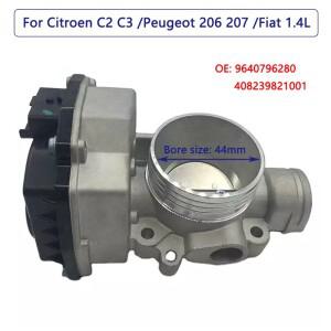 시트로엥 C2 C3 니모 푸조 1007 206 207 용 44MM 스로틀 바디, Bipper Fiat Florino Qubo 1.4 밸브 9640796