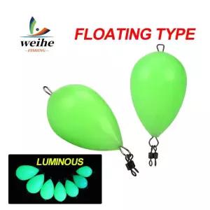 집어등 볼락 갈치 WEIHE 1개 야광 낚시찌 찌 수상 스포츠 낚시 보조