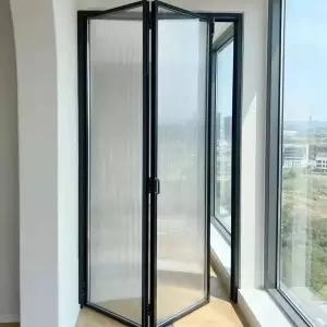 홀딩도어 접이식문 투명 접이식 클럽 칸막이 블라인드 공간분리