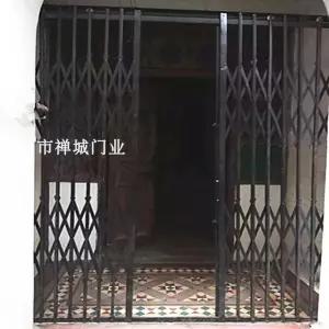 자바라 홀딩도어 슬라이드 꽃 주방 샷시 보조 도어 A작은 문 방범창