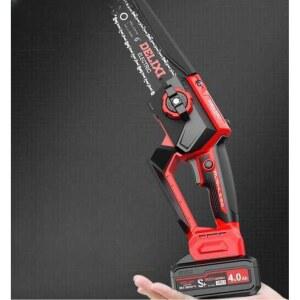 전기톱 충전식 가지치기 체인톱 장대톱 체인 치기 인치 전기 텃밭 가지 야외