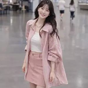 [몽벨리즈]핑키팝스트라이프롱셔츠 mde2302825