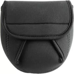 퍼플릴리 휴대용 스피닝 릴 커버 케이스 가방 낚시 보관 미끼 캐스팅 보호 파우치 블랙 M