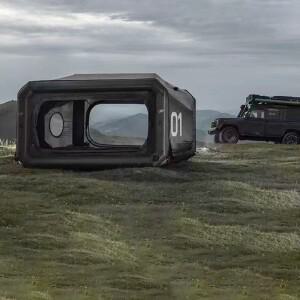 대형 야외 방수 휴대용 접이식 인플레이터블 텐트 사각형 가족 캠핑 하이킹 고품질