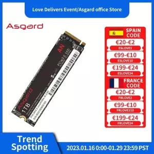 노트북 SSD 에스에스디 M.2 2TB 1TB 하드 Asgard AN3.0 NVMe 512GB 1T PCIe3.0 X4 내장형 디스크 m2 2280 (